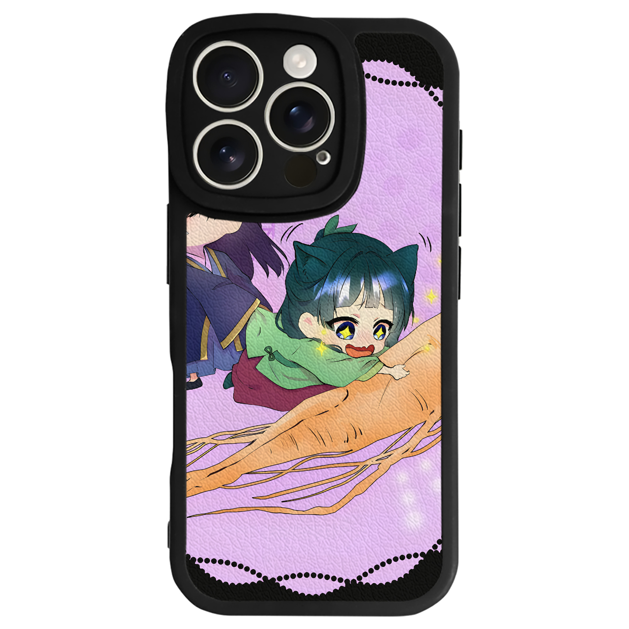 （画像用） 薬屋のひとりごと The Apothecary Diaries 【iPhone 16シリーズ対応】シリコンスマホケース（レザー調） 材質：シリコン